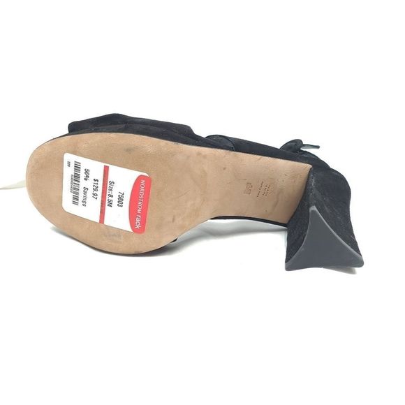 Diane Von Furstenberg Suede Triangle Heels [B17] - Picture 10 of 10